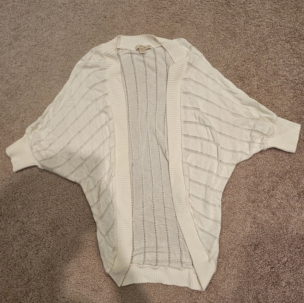 Forever 21 Cream Cardigan.